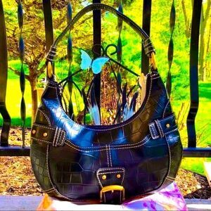 Nine West Black Hobo Bag with Sleek Design